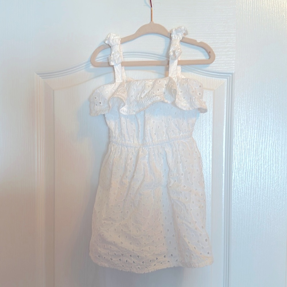 Janie and Jack girls 2T white dress